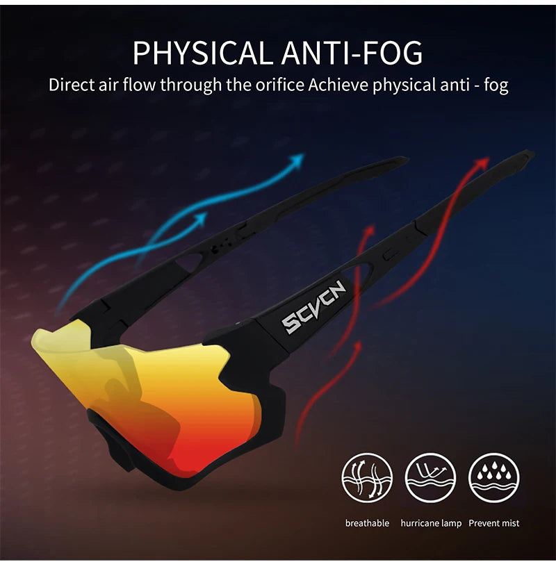 SCVCN Hot Sunglasses for Men Outdoor Bike Cycling Glasses MTB Road  Driving Bicycle Glasses Women Sports Running UV400 Eyewear