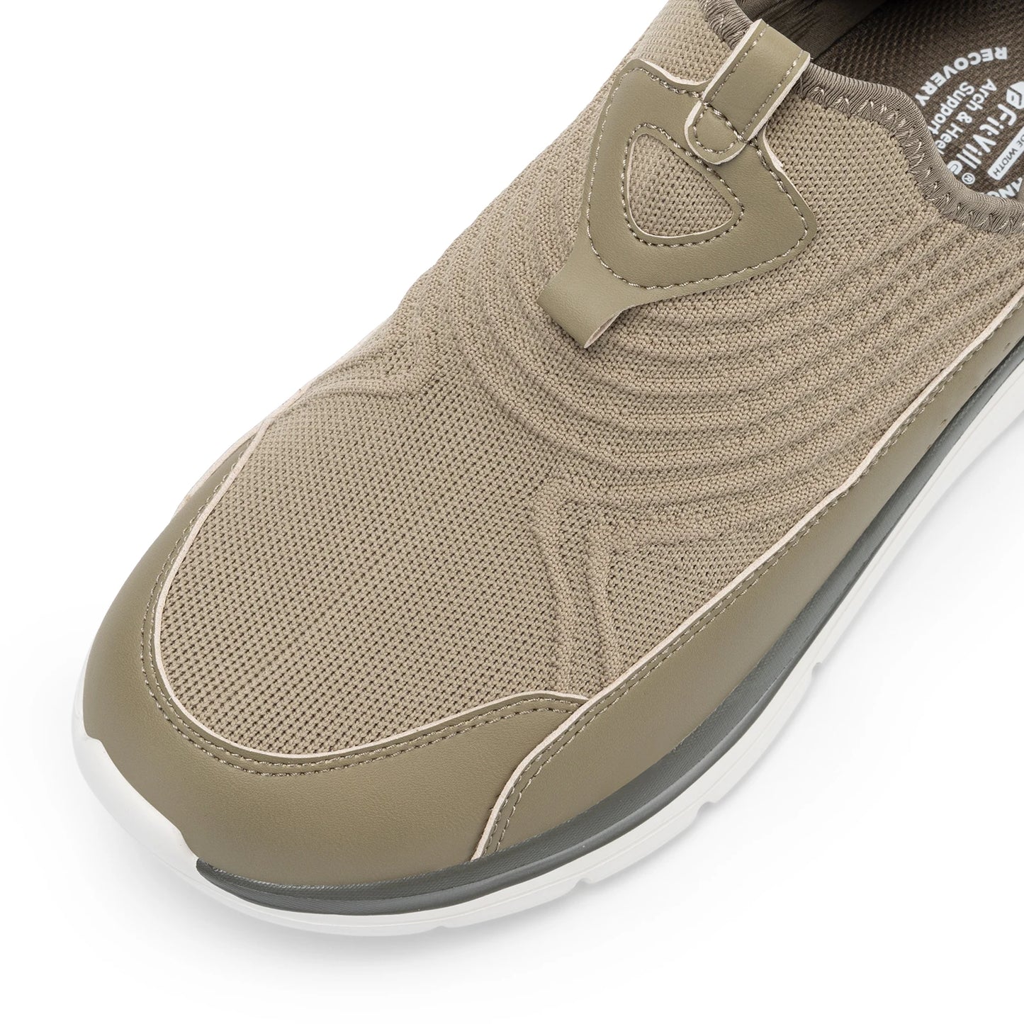 Fitville Wide Men's Slip-On Walking Shoes Lightweight Breathable Outdoor Casual Sports Running Shoes Sneakers For Swollen Feet