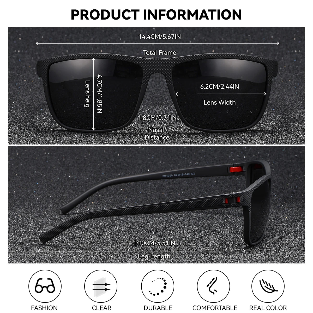 BARCUR Brand Original White Pink Polarized Sunglasses Light Weight Comfort Square PC Eyewear Sports UVA&B Women Sun Glasses