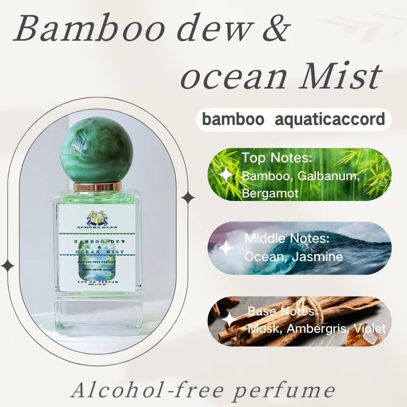 Perfume 50ML Lotus Aqua Eau de Parfum Fresh Aquatic Floral for Women with Apple Bergamot Perfume Musk Cedar Tropical Notes