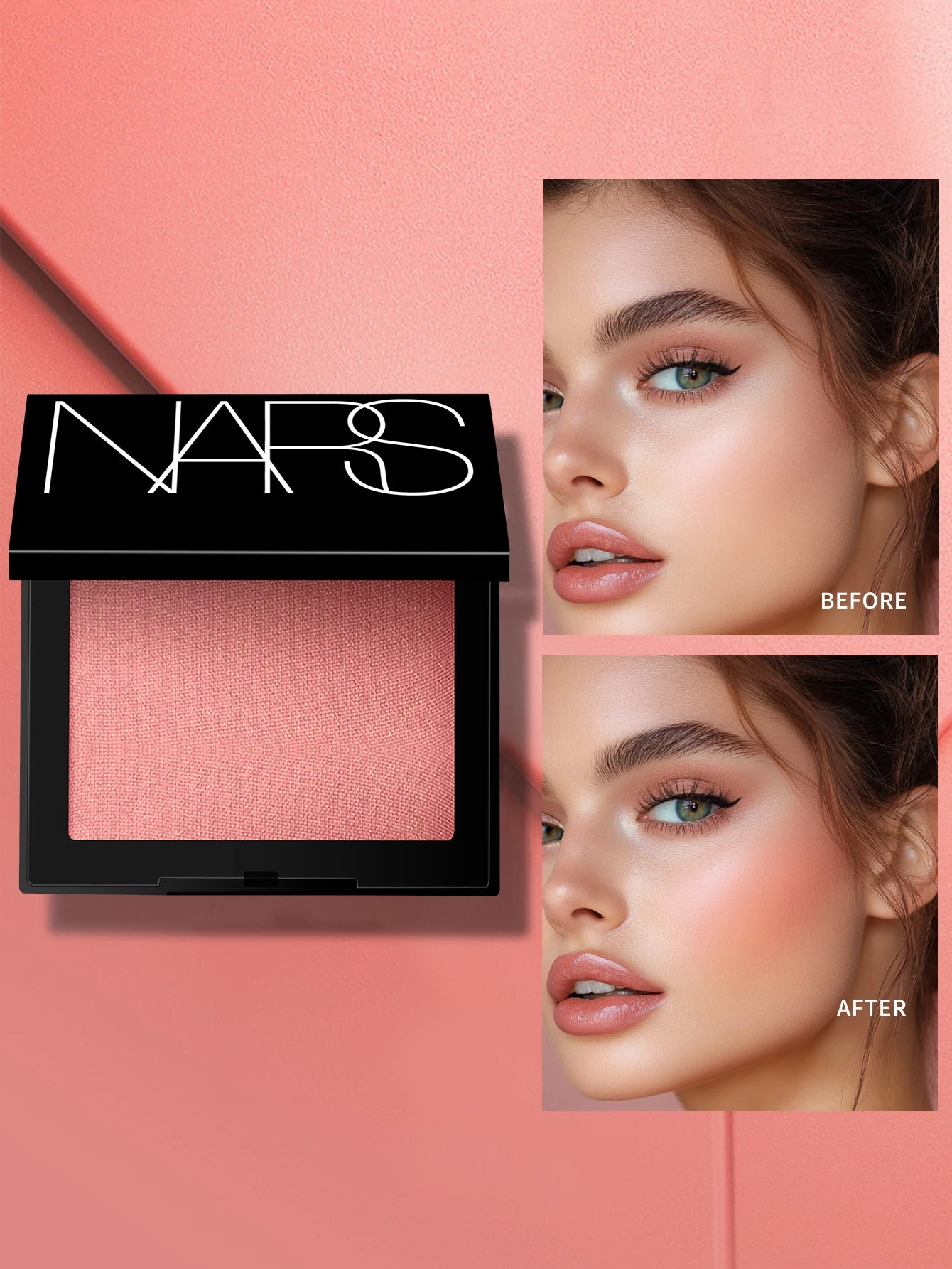 NARS Blush Mini Size - Orgasm - Pressed Powder - 0.09FL.OZ./2.5g