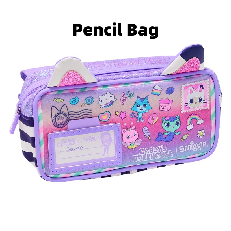 Genuine Australia Smiggle Backpack Gabby'S Dollhouse School Bag Cartoon Series Anime Backpack Student Gift Separate Purchases