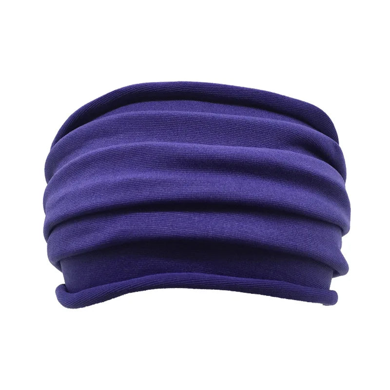 Casual Headwraps for Women Soft Wide Elastic Headband Running Yoga Turban Hair Accessories for Girls Fashion