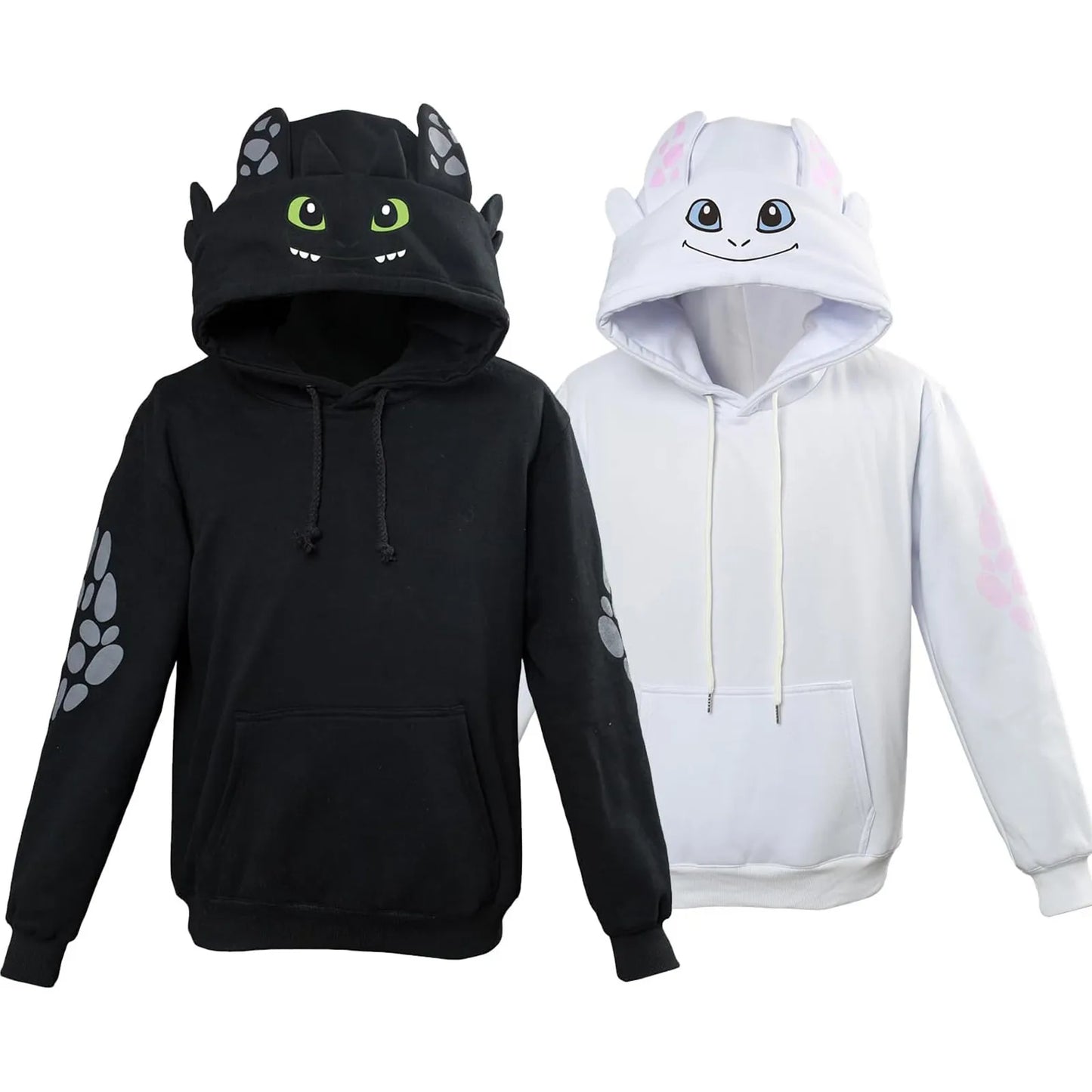 Anime-How To Train Your Dragon Casual Digital Printed Sweatshirt 2025 New Fashion High-end Versatile Comfortable Hoodie