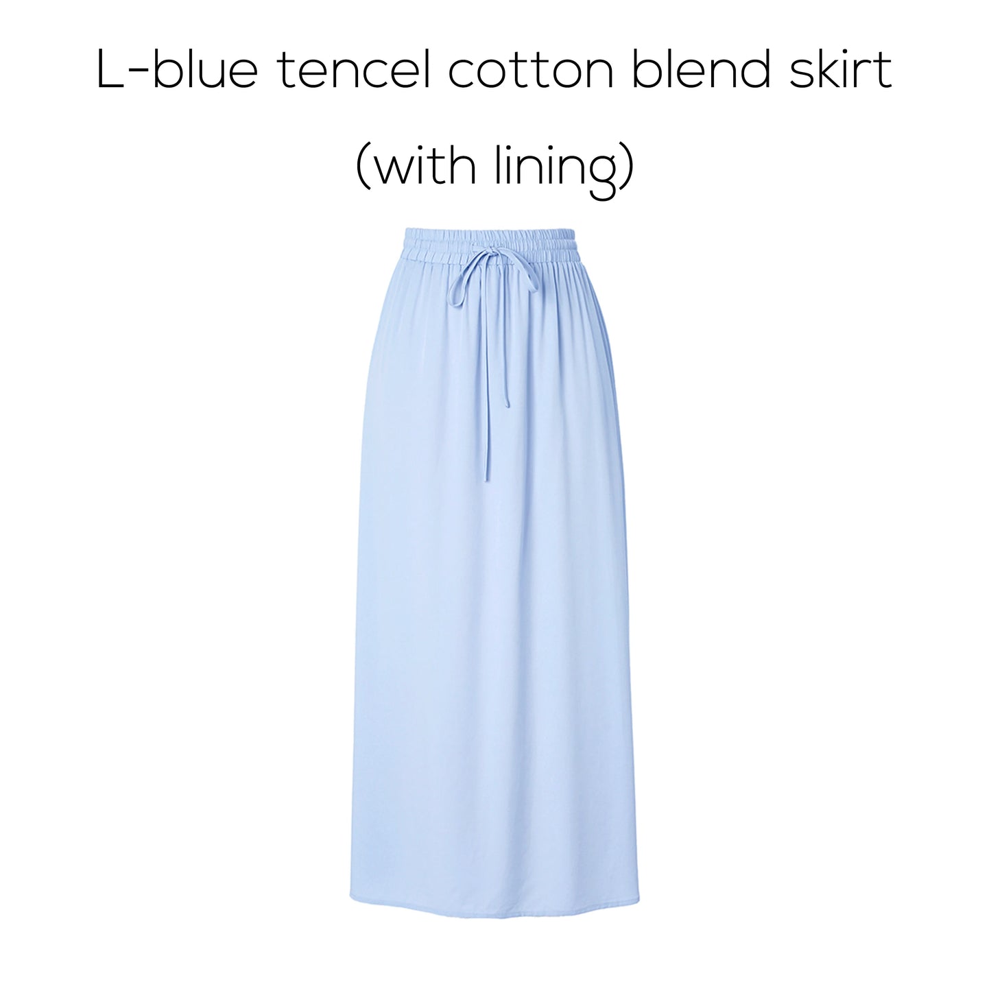 AP 2025 Spring/Summer Women Turn-Down Collar Tee & Cotton Blend Skirt Set