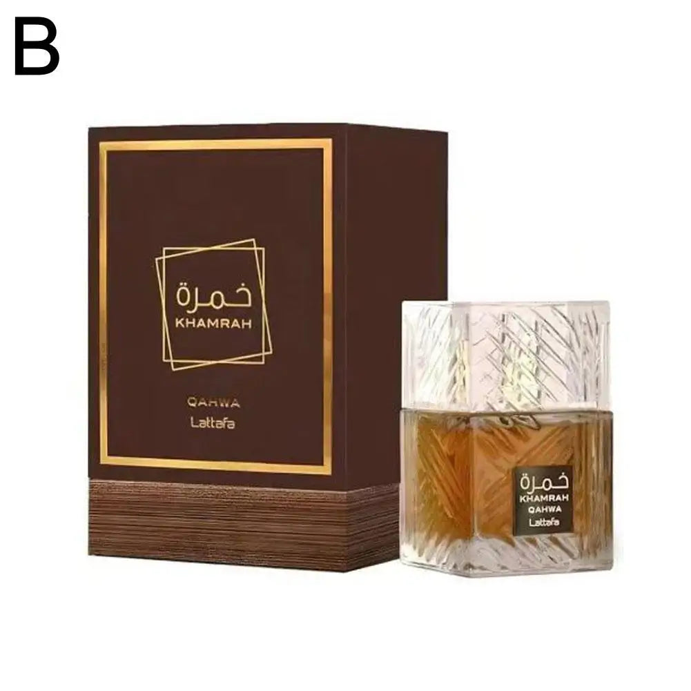 100ml Lattafa Khamrah Qahwa 3.4 Oz Eau De Toilette For Men And Women Perfume Middle East Arab Dubai Perfume