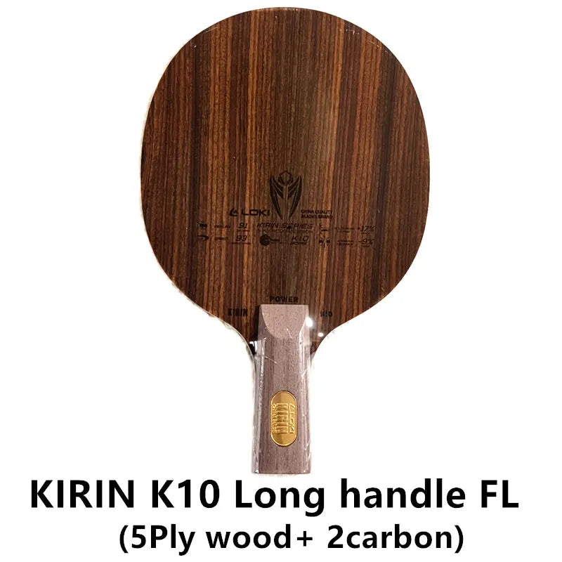 LOKI KIRIN K9 K10 K11 Professional Carbon Fiber OFF+ K7 Pure Wood Table Tennis Blade Original LOKI Ping Pong Blade Bat