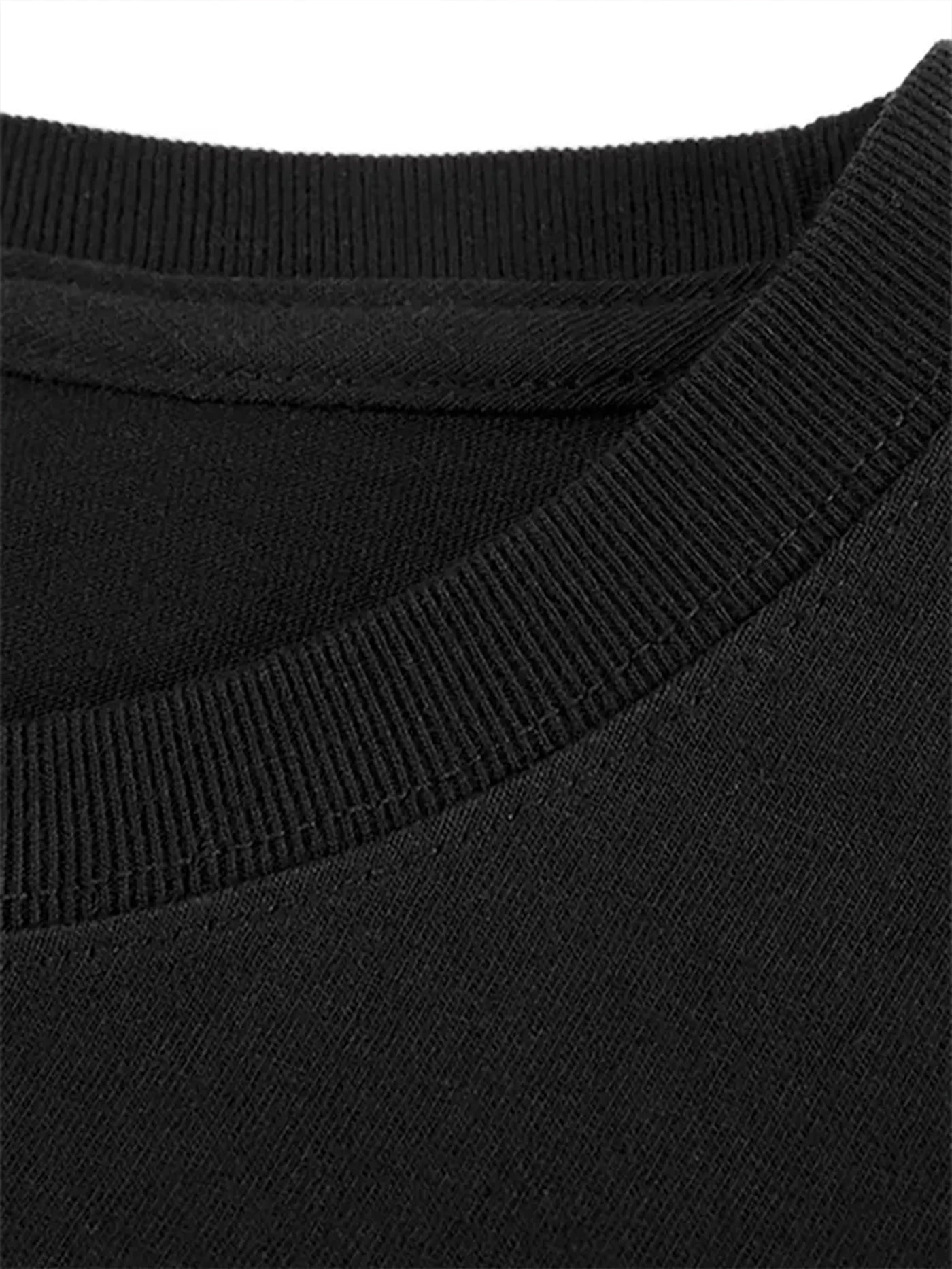 Men's summer 100% pure cotton fashionable casual loose sports. They don't like our printed round neck short sleeved T-shirt top