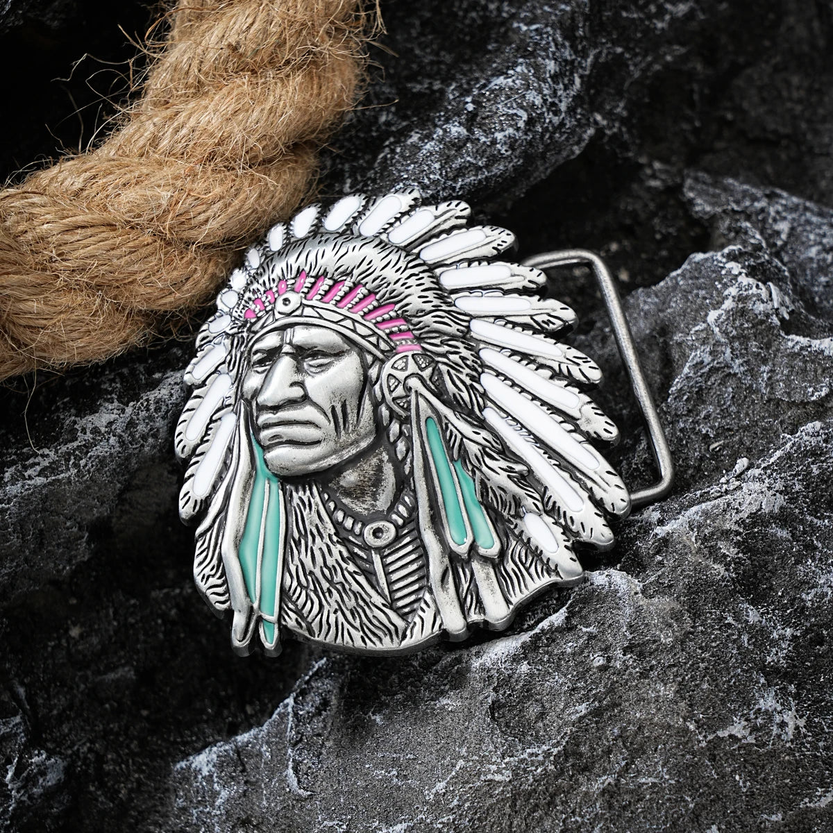 Western style plate buckle one