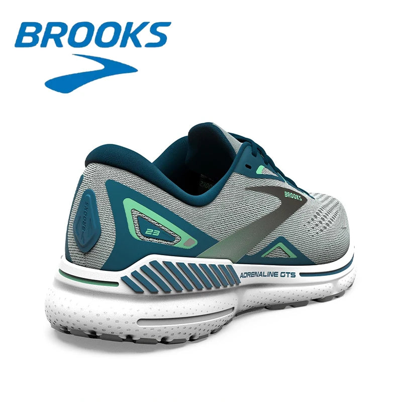 Brooks GTS 23 Moroccan Blue Fashion Men's Running Shoes Breathable Lightweight Daily Casual Sports Shoes Men Sneakers
