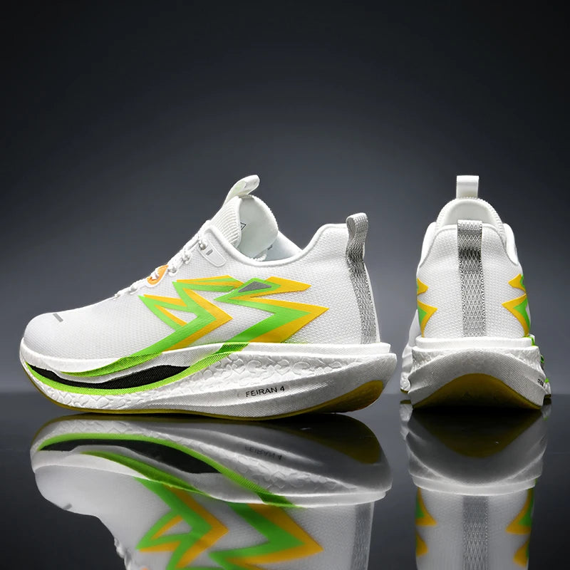 Carbon Plate Marathon Men Sports Running Shoes Air Cushion Lightweight Women Athletic Gym Sneakers Hiking Jogging Footwear