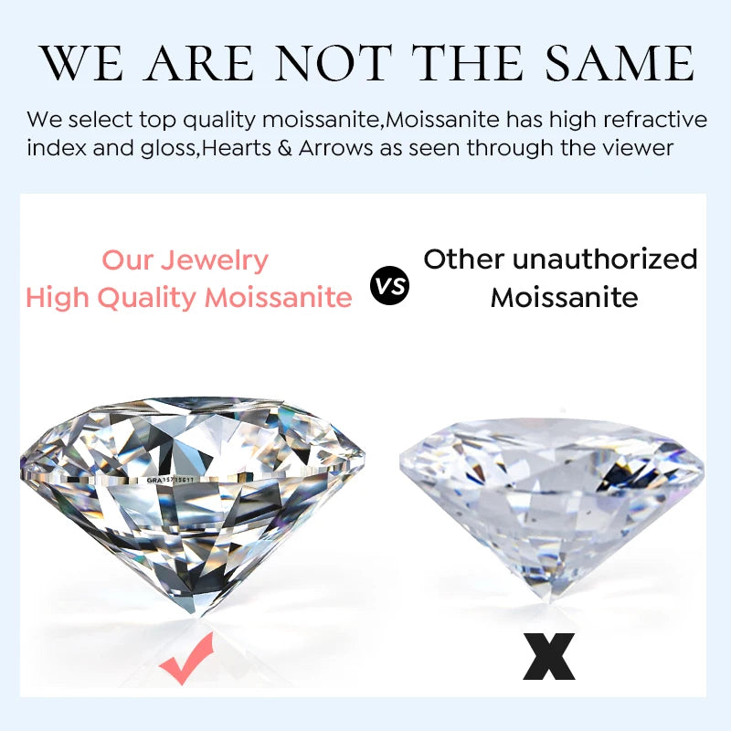 GRA 0.5ct 1ct D Real Moissanite Diamond Wedding Halo square Rings  for Women Original 925 Sterling Silver Luxury Fine Jewelry