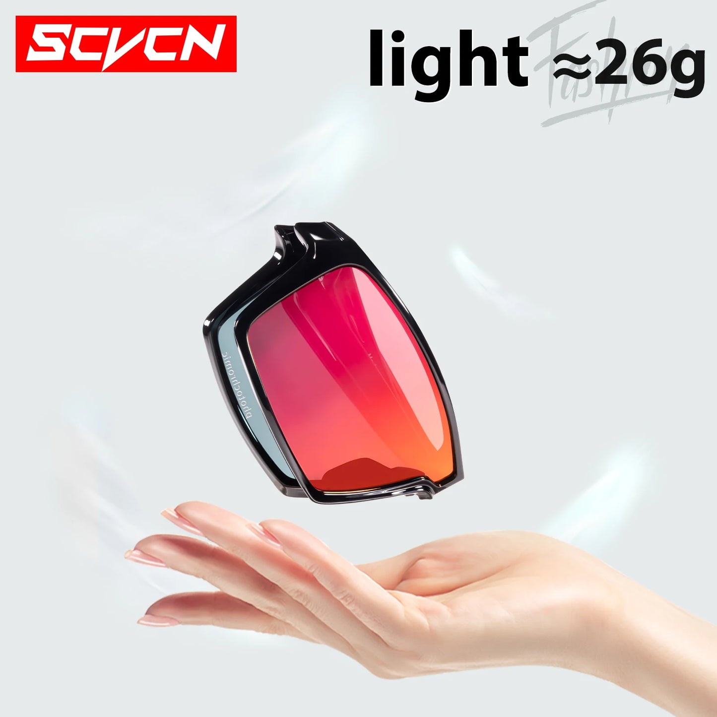 SCVCN Outdoor Photochromic Anti-fog Sunglasses Foldable Cycling Glasses UV400 Light Weight Bicycle Hiking Glasses Men Women New