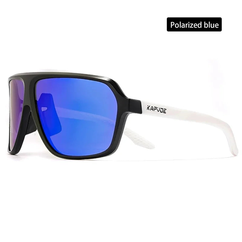 Kapvoe Polarized Cycling Sunglasses Road Riding for Men Fishing Glasses Mountain Bike Bicycle Goggles MTB Eyewear Speed Sports