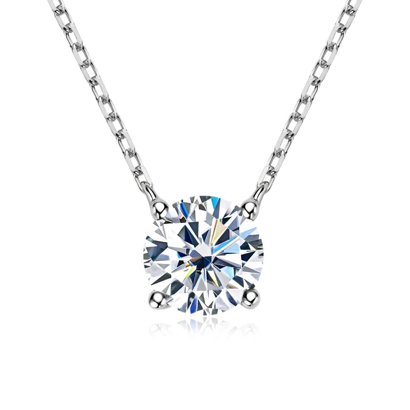 Lnngy 925 Sterling Silver Pear Cut Artificial Emerald Pendant Necklace Colorful Birthday Stone Necklaces Jewelry for Friends