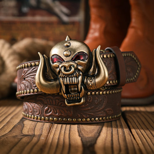 A casual and retro belt, a waist accessory for Western-style clothing, metal buckle, PU belt, suitable for both men and women