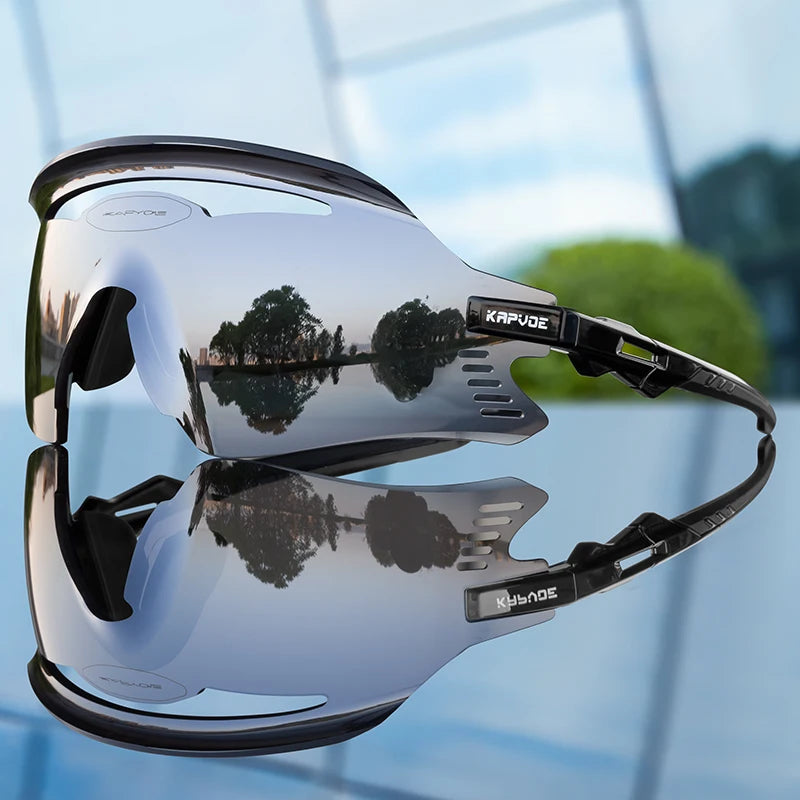 KAPVOE Men Outdoor climbing Driving Bicycle Cycling Glasses Sport Runing Sunglasses Women MTB Bike Goggles Road Riding Eyewear