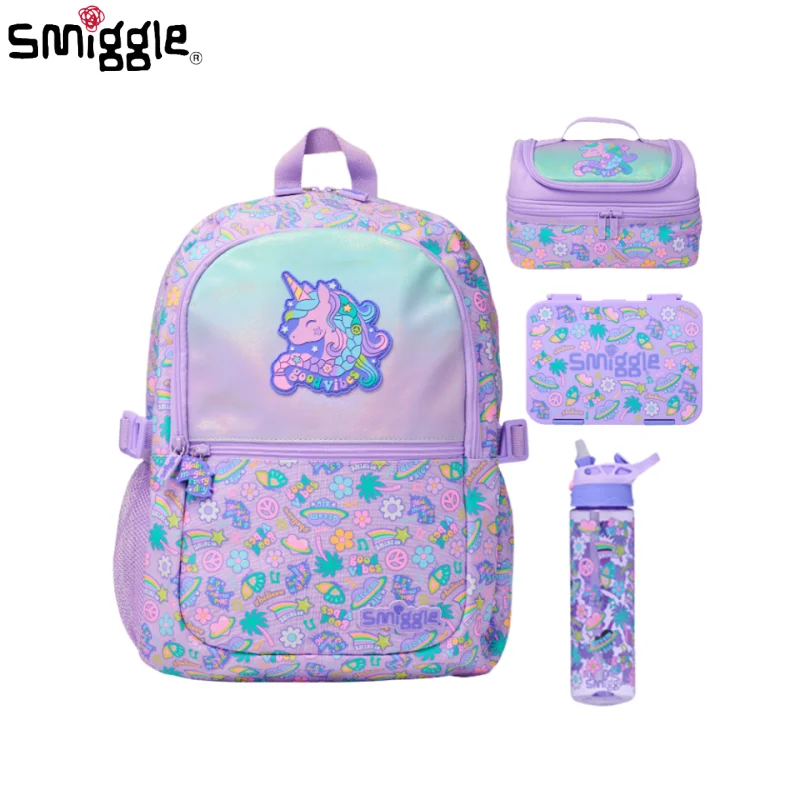 Genuine Australia Smiggle Backpack School Bag Cartoon Series Anime Backpack Student Gift Separate Purchases