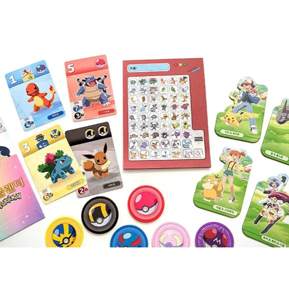 Pokémon Edition Board Game Korean Version Card Game Introductory Strategy Pokémon Party Game Family Holiday Game Birthday Gifts