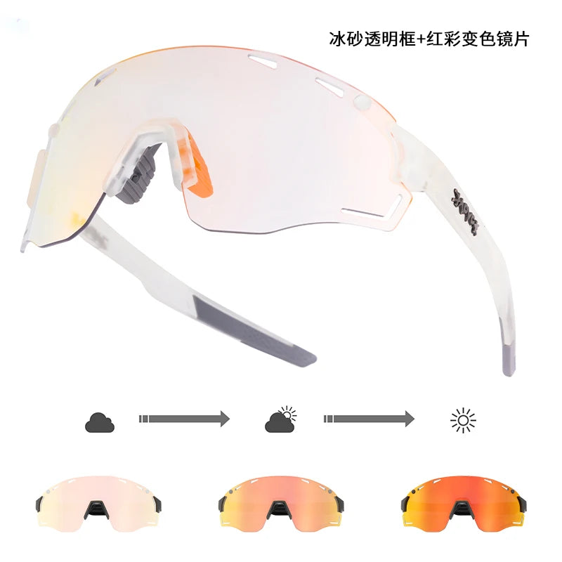 Photochromic Sunglasses Bike for Men Outdoor Driving Eyewear Women MTB Road Bicycle Cycling Glasses UV400 Sports Goggles