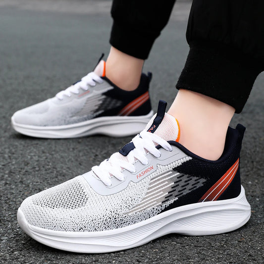 Men's Running Shoes 2025 New Lightweight Breathable Mesh Sneakers, Fashion Casual Sports Shoes for Outdoor Walking, Non - slip C
