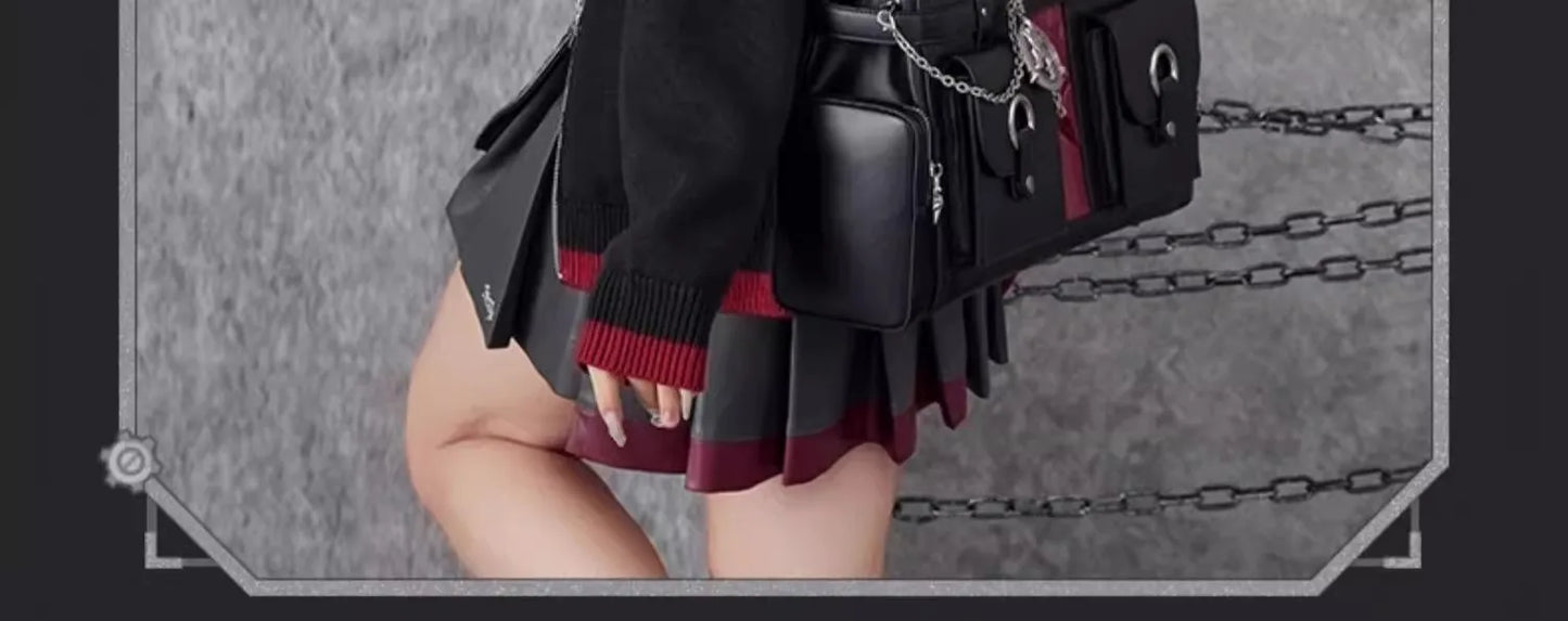 Genshin Impact Wriothesley Anime Cosplay Shoulder Bag – Impression Series Halloween Cartoon Accessories