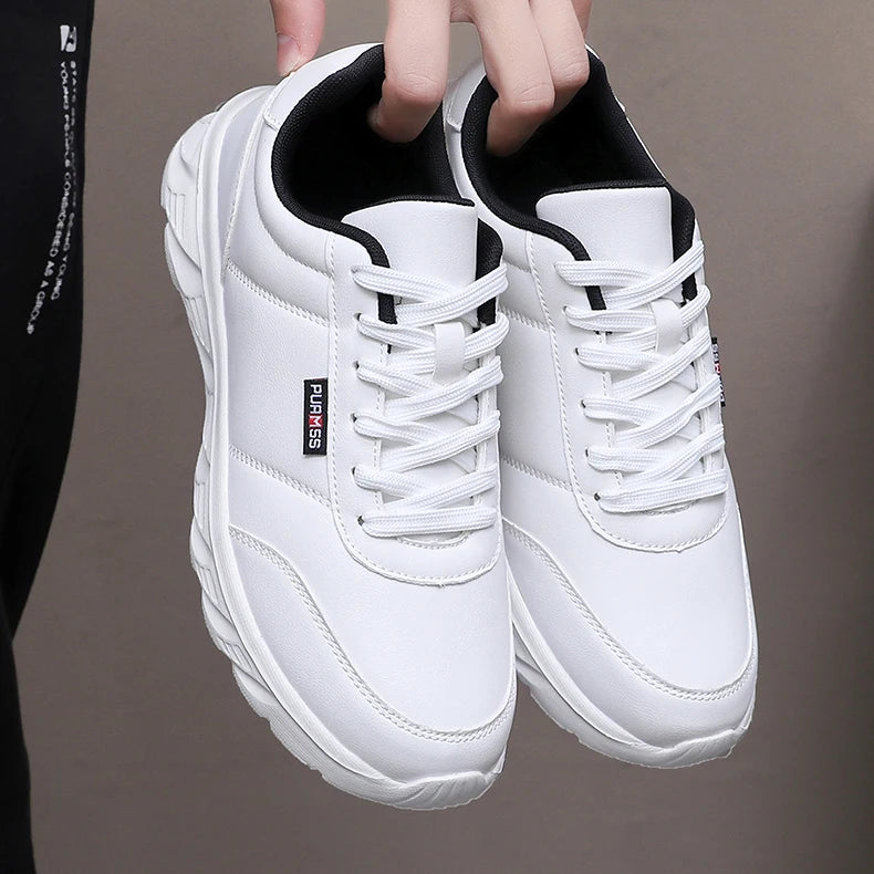 Men Sneakers Soft Sports Running Shoes New Casual Shoes for Men Solid Black White Walking Footwear Fitness jogging Men Shoes