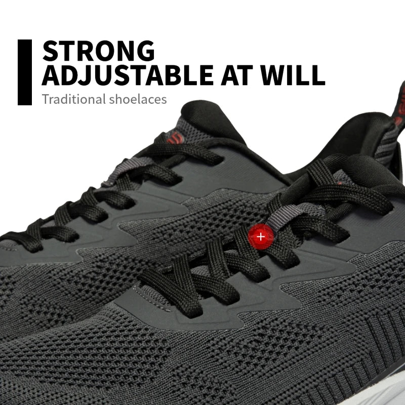Baasploa Men Running Shoes 2025 Fashion Outdoor Lightweight Non-slip Sneakers Male Mesh Breathable Sports Shoes Wear Resistant