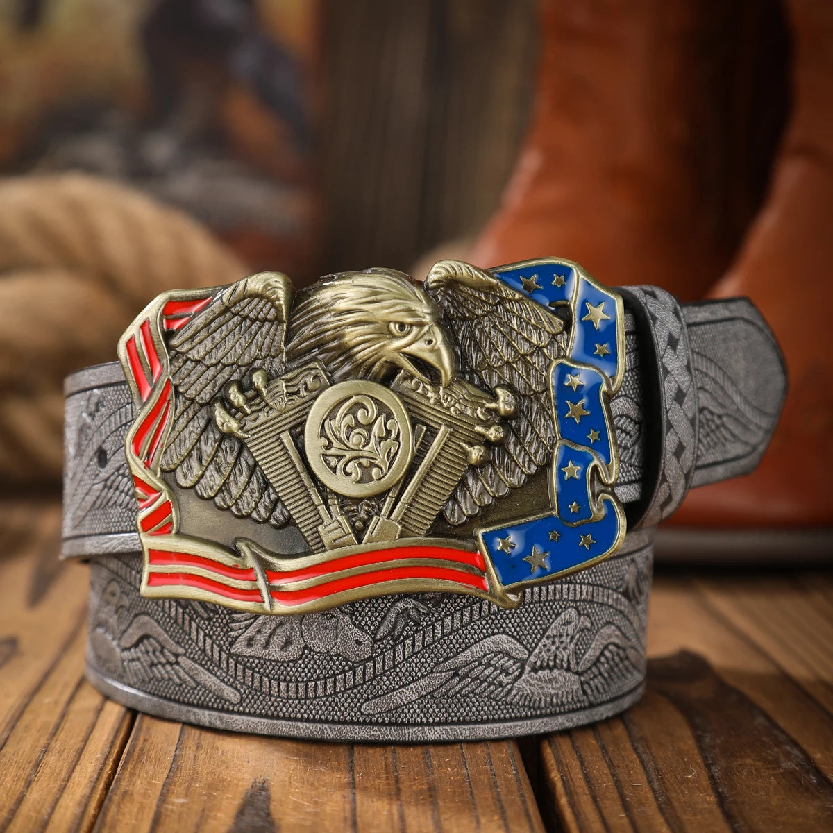 Vintage and fashion collision!  PU leather alloy buckle waistband, for both men and women, to create a personalized western styl