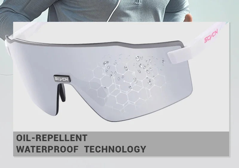 SCVCN New Outdoor Cycling Sunglasses MTB Glasses Bike Cycling UV400 Eyewear Men Women Bicycle Mountain Sports Running Eyewear