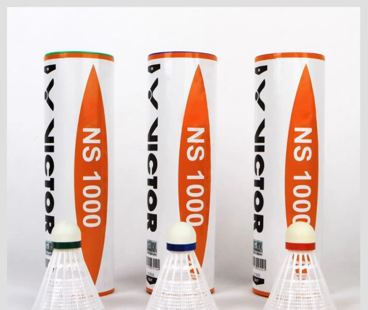 1 Tube 3Pcs Victor new carbon sound NCS artificial badminton with stable flight and endurance for matches