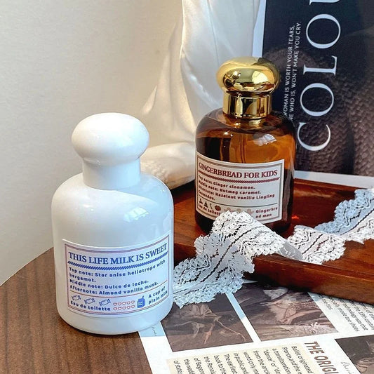 New Gourmet Musk Eau De Toilette Spray - Milk Gingerbread, Floral Bergamot Woody Scents, Tempting, Daily & Gift, Top Seller