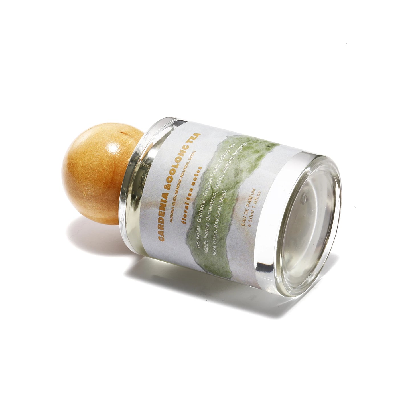 Perfume Gardenia Oolong Tea Perfume - Unisex Floral Fruity Fragrance with Musk & Tropical Fruits 12H Sillage Lasting