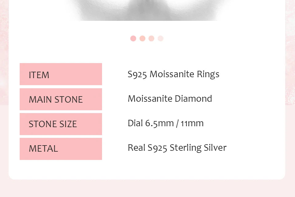 GRA 100% Real 5CT Big Moissanite Diamond Classical Sunflower Ring for Women Gift 925 Sterling Silver Wedding Luxury Fine Jewelry