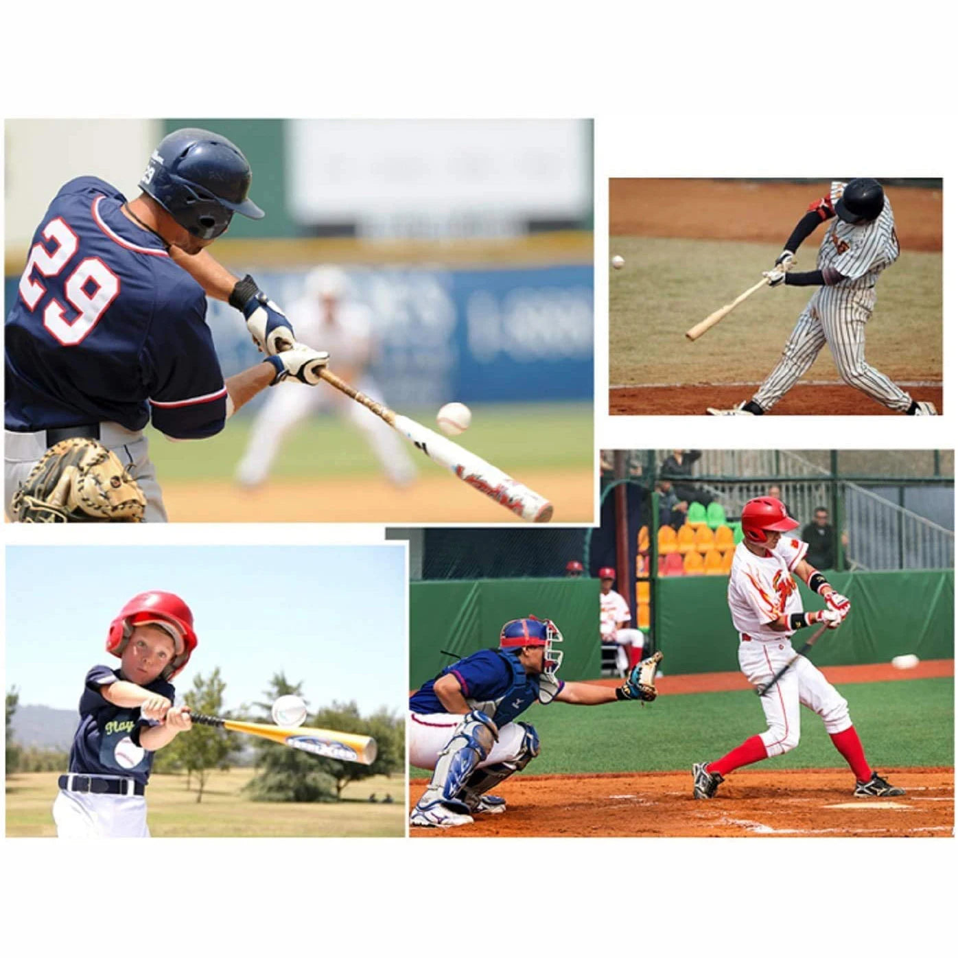 Aluminum Alloy Thickened Baseball Bat And Softball Gloves Ball 20inch four Colors Outdoor Sports Home Person Self-Defense Gear