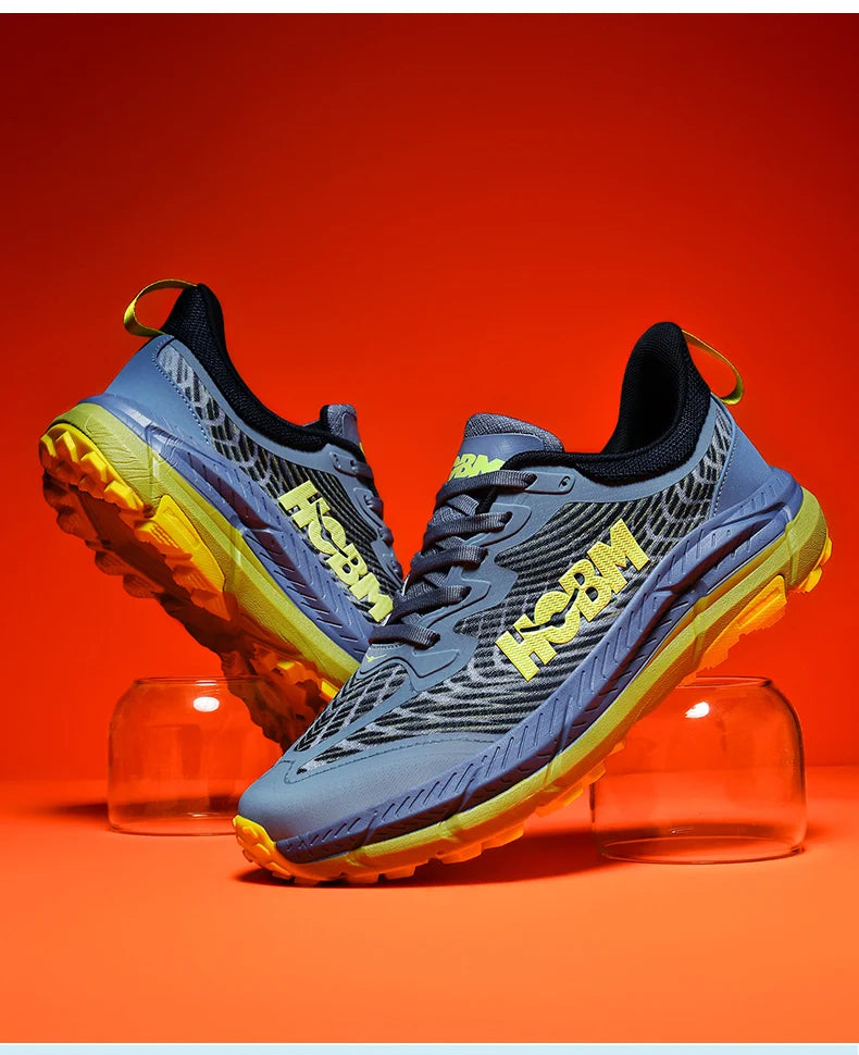 Marathon Shoes Men Casual Sneakers Man Trail Running Sports Shoe Mountain Marathon Shoe Outdoor Comfy Athletic Trekking Sneakers