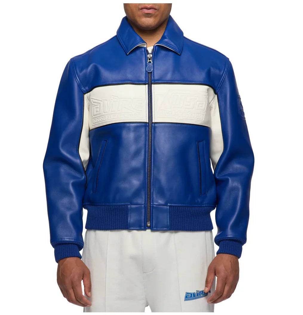 AVIREX fall new listing European lambskin jacket men's motorcycle ridingLeather jacket USA TOUR MOTORCYCLE JACKET coat tops