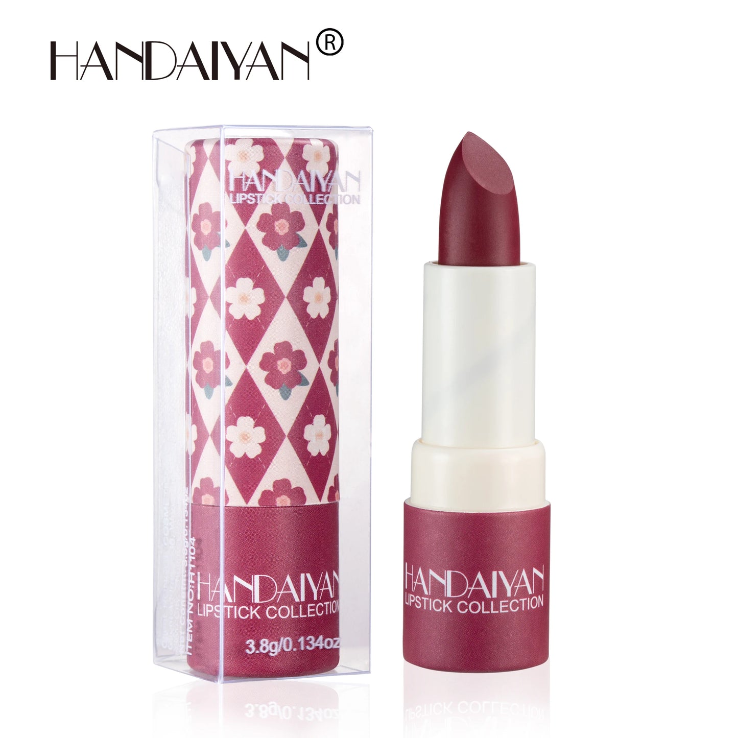 HANDAIYAN velvet texture and is not easy to fade. Naked color lipstick, matte paper tube lipstick