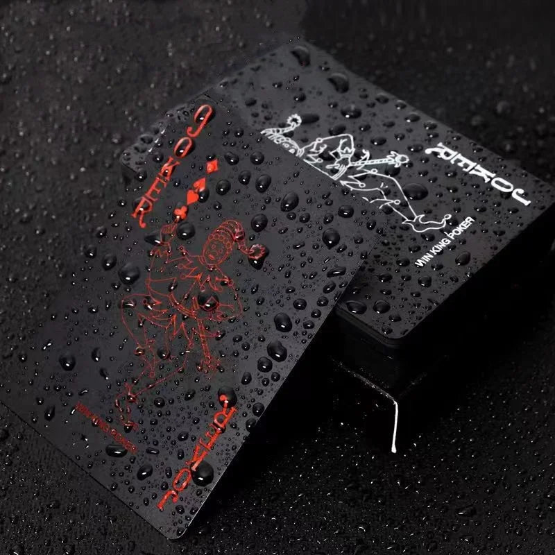 Waterproof PVC Illusionist Poker Cards - Durable & Aesthetically Enhanced Design - Perfect for Game Nights, Parties & Family Fun