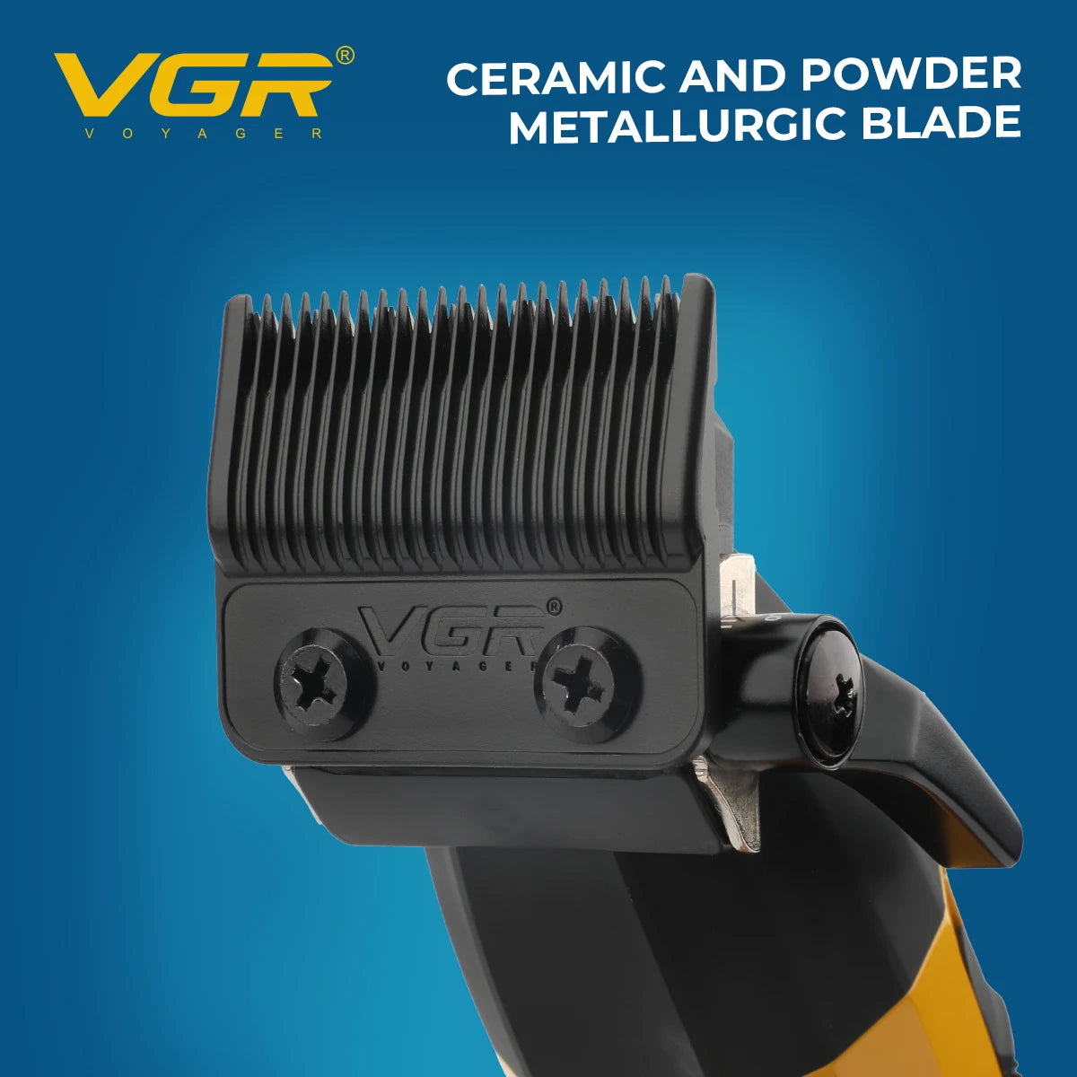 ماكينة قص الشعر الاحترافية VGR Clipper ماكينة قص الشعر الكهربائية 9000 دورة في الدقيقة ماكينة حلاقة لاسلكية للرجال V-285
