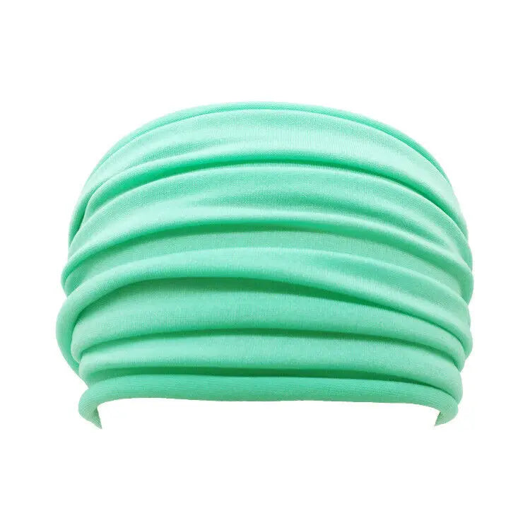 Casual Headwraps for Women Soft Wide Elastic Headband Running Yoga Turban Hair Accessories for Girls Fashion