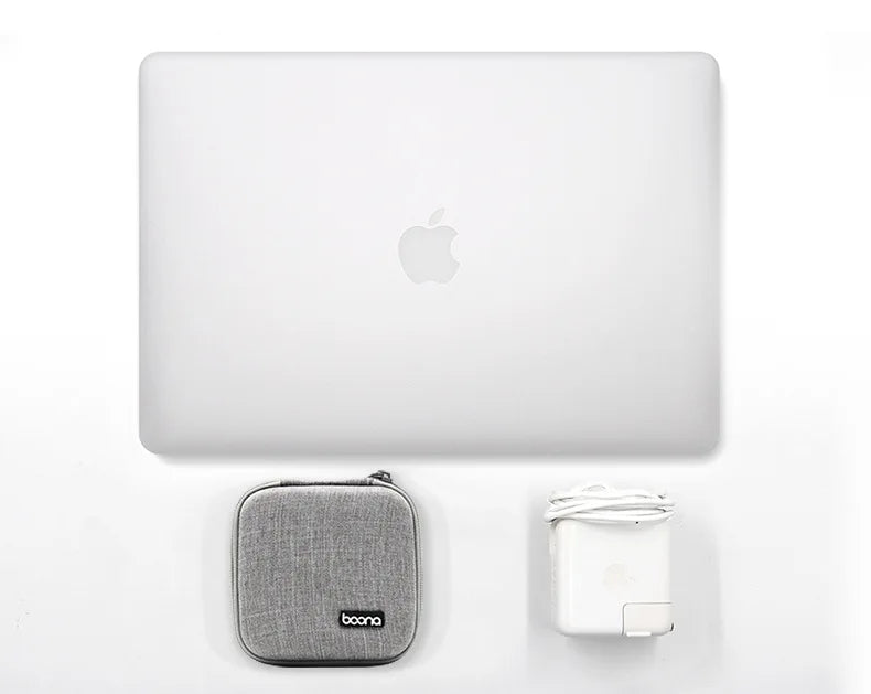 Portable Mini Hard Shell Digital Gadgets Storage Bag Artificial Leather Earphone Charger Case Data Cable U Disk Organizer