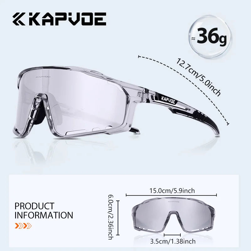 KAPVOE New Kids Bicycle Outdoor Cycling Glasses Outdoor Sports Sunglasses Children Bike Eyewear MTB Bicycle UV400 Hiking Goggles