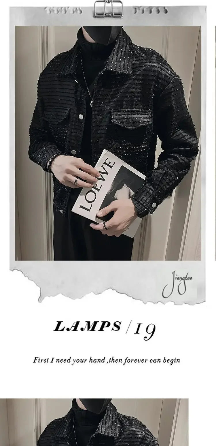 Men's High-End Casual Jacket – Spring Autumn Lightweight Trendy Blazer