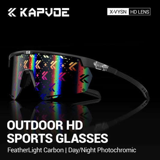 CarbonRide™ Photochromic Cycling Sunglasses – Lightweight UV400 Sports Eyewear