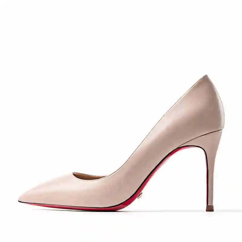 8cm (1) Women’s Patent Leather Pointed-Toe High Heels – 8cm Thin Heel