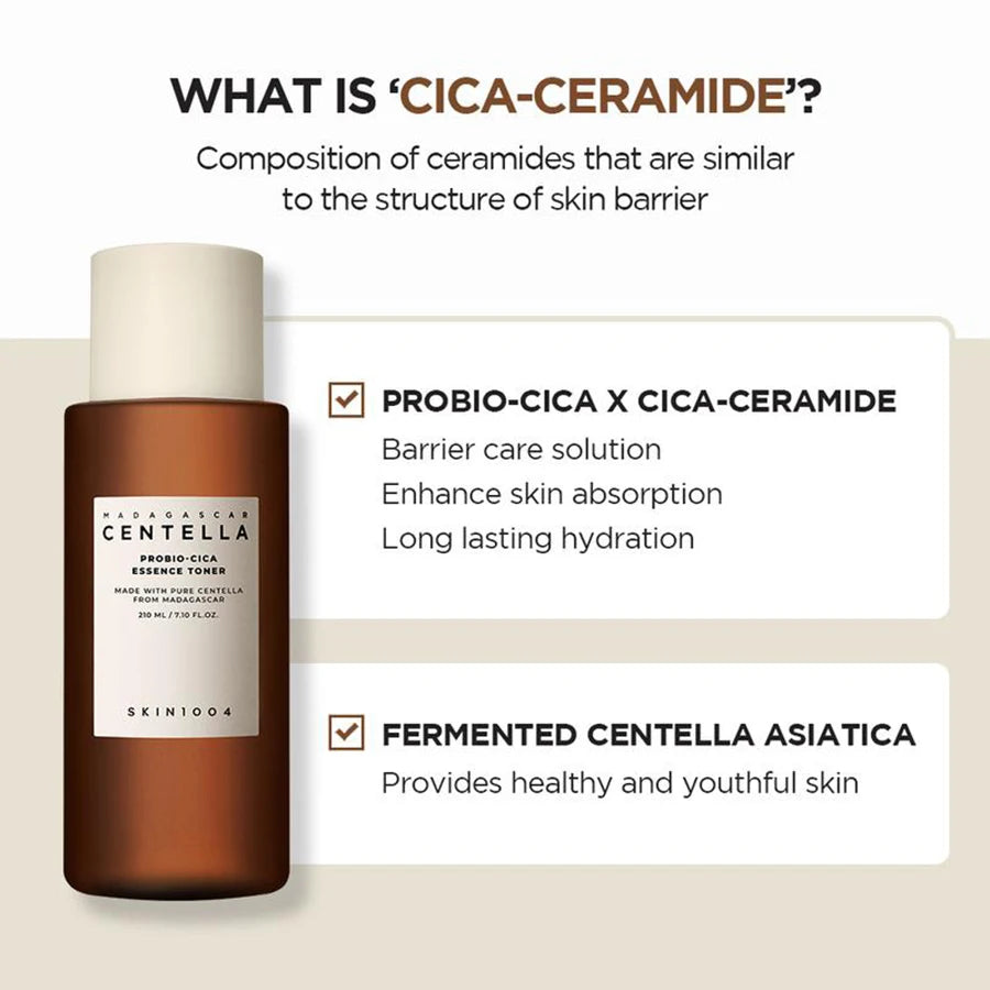 Skin1004 Madagascar Centella asiatica probiotic toner moisturizing hydrating moisturizing dry skin Korean skin care products