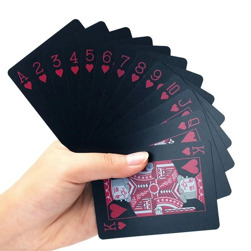 Waterproof PVC Illusionist Poker Cards - Durable & Aesthetically Enhanced Design - Perfect for Game Nights, Parties & Family Fun