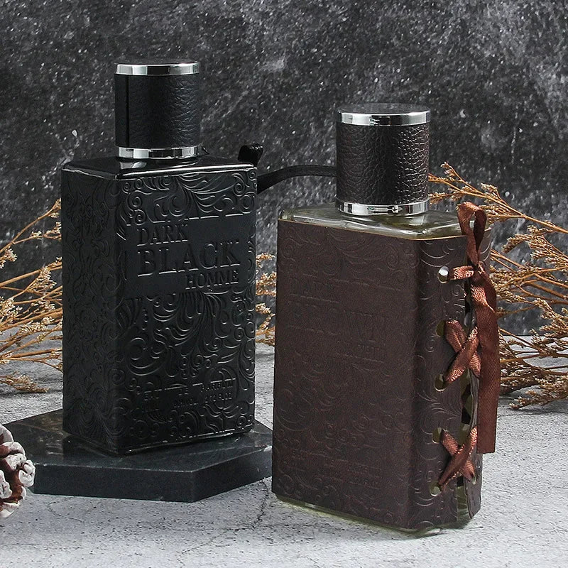 80ml DARK BROWN ORCHID EAU DE PARFUM Retro Gentleman Whiskey Pheromone Perfume Glamour Fragrance Body Spray for Men Women