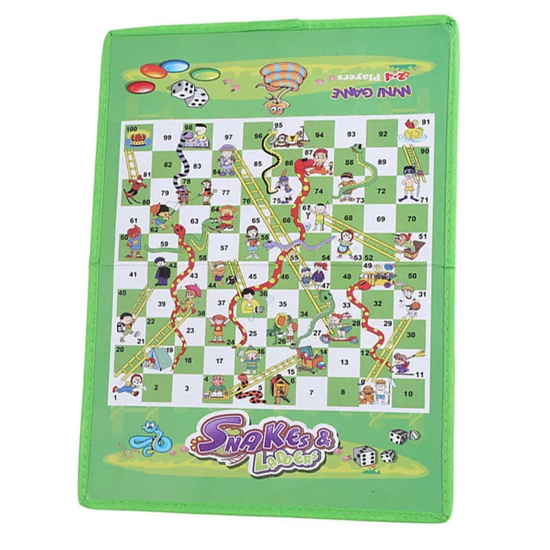 Kids Classic Flight Chess Game Ludo Chess Game Family Party Children Fun Board Game Toys Educational Toys for Children Fun Gifts